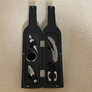 Wine Bottle Shaped Bar Tool Set
